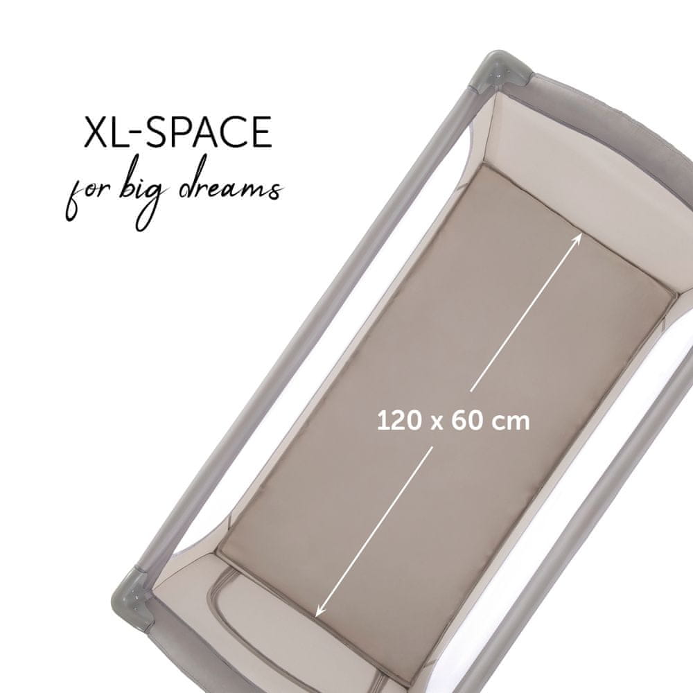 Travel cot Hauck 69 x 125 cm beige Manufacturer code 600825