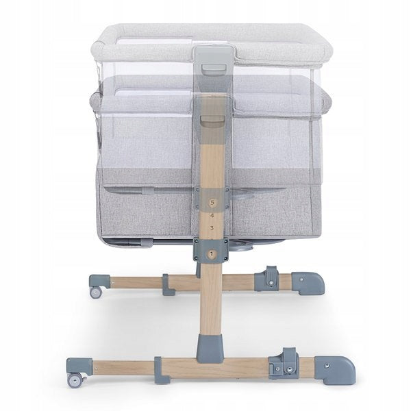 Travel cot Kinderkraft 60 x 102 shades of grey and silver Brand Kinderkraft