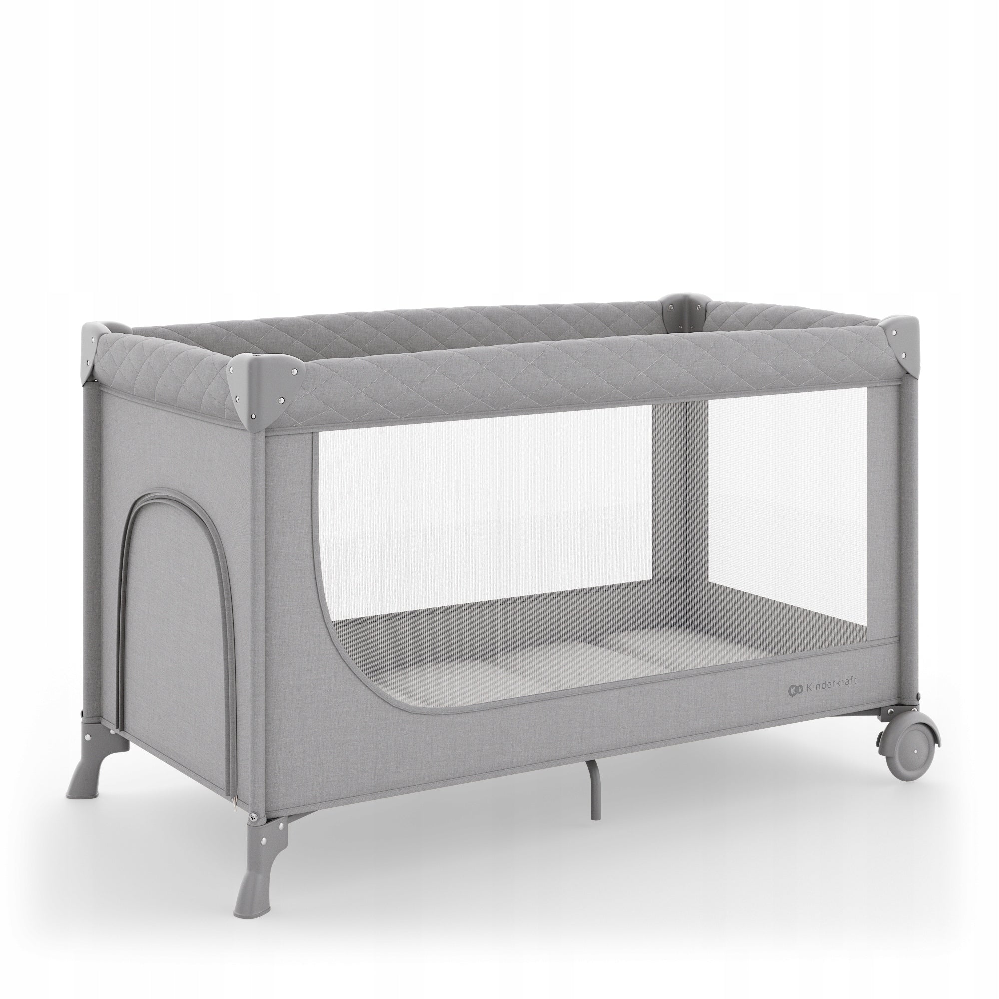 Travel cot Kinderkraft LEODY UP two-level mattress changing table