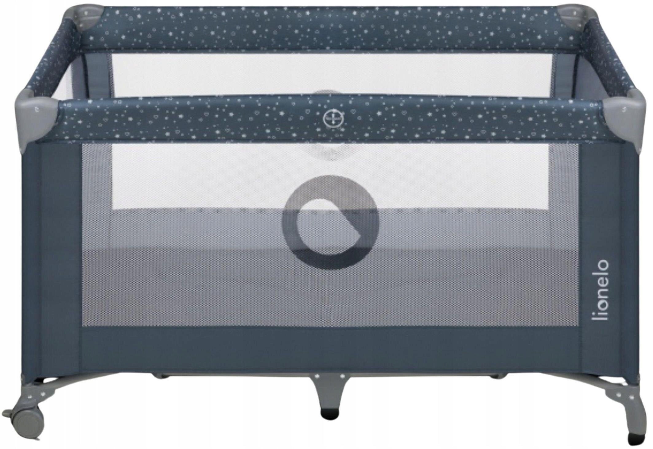 Travel cot LIONELO Stefi Blue-grey Color blue