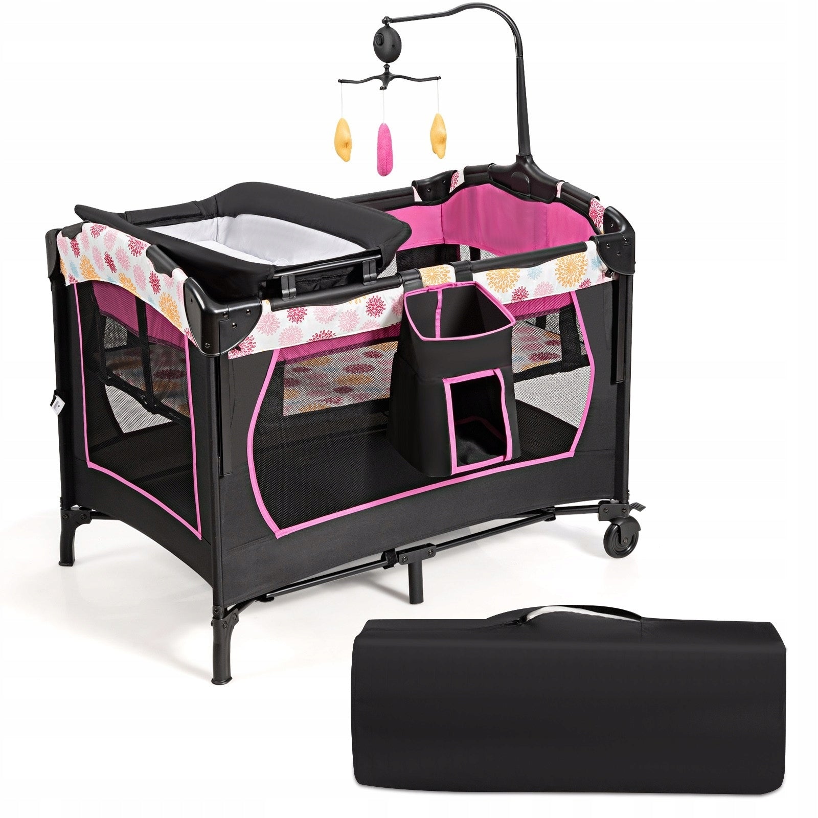 Travel cot LP 72 x 107 cm grey