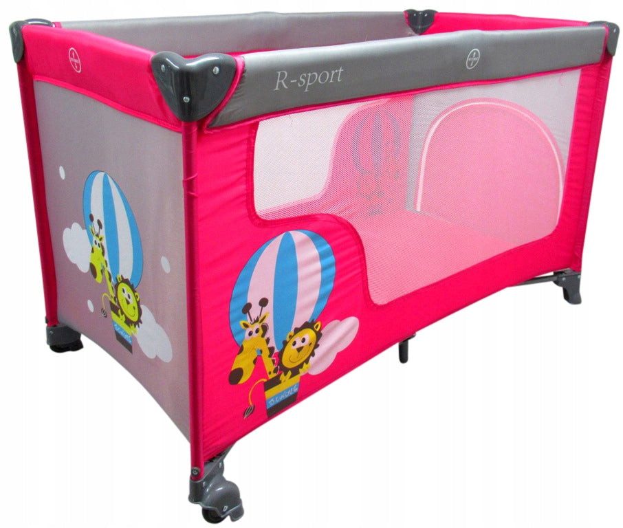 Travel cot R-sport 65 x 125 cm pink Brand R-sport