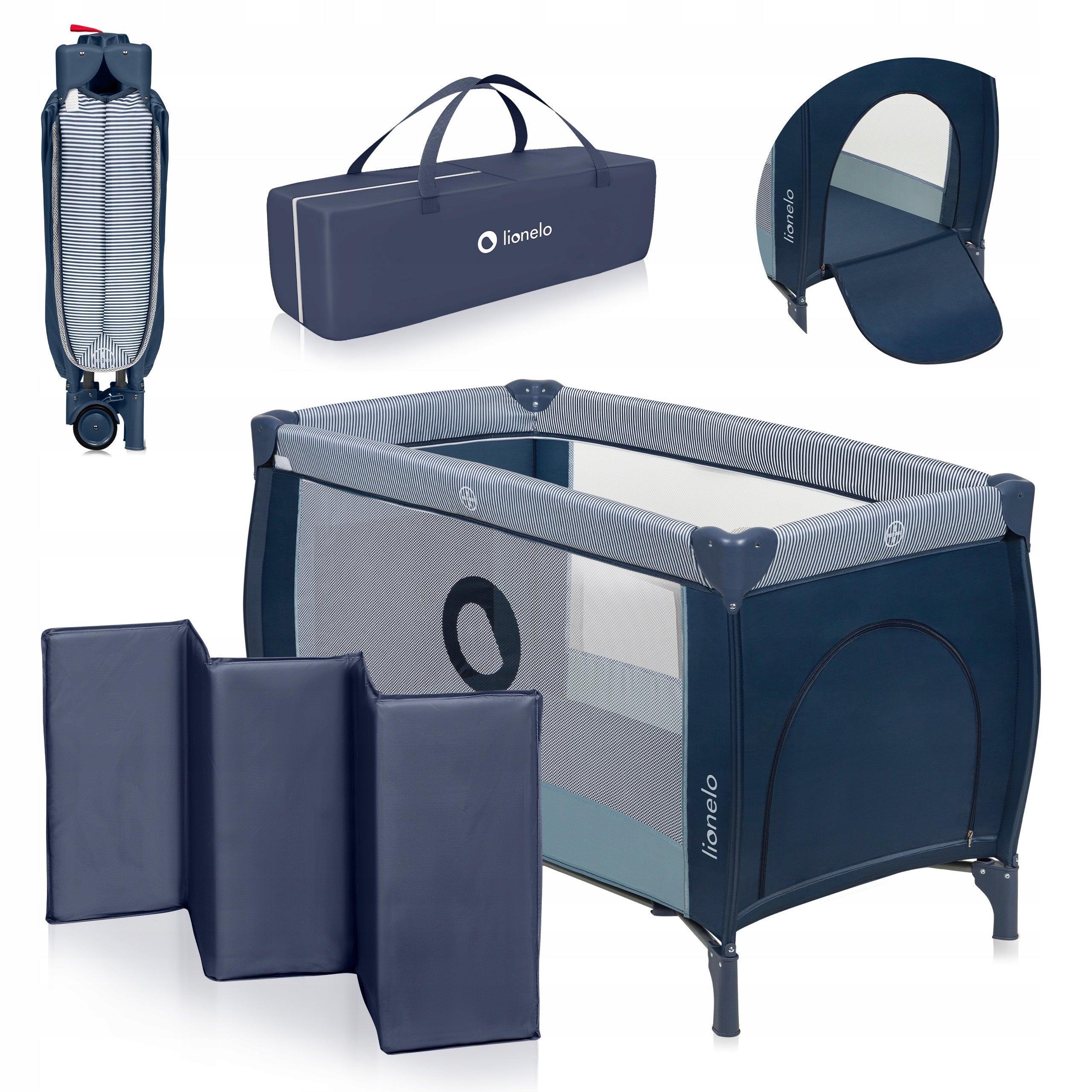 Travel cot TWO-LEVEL playpen ACCESSORY SET Lionelo SVEN Plus Packaging status original