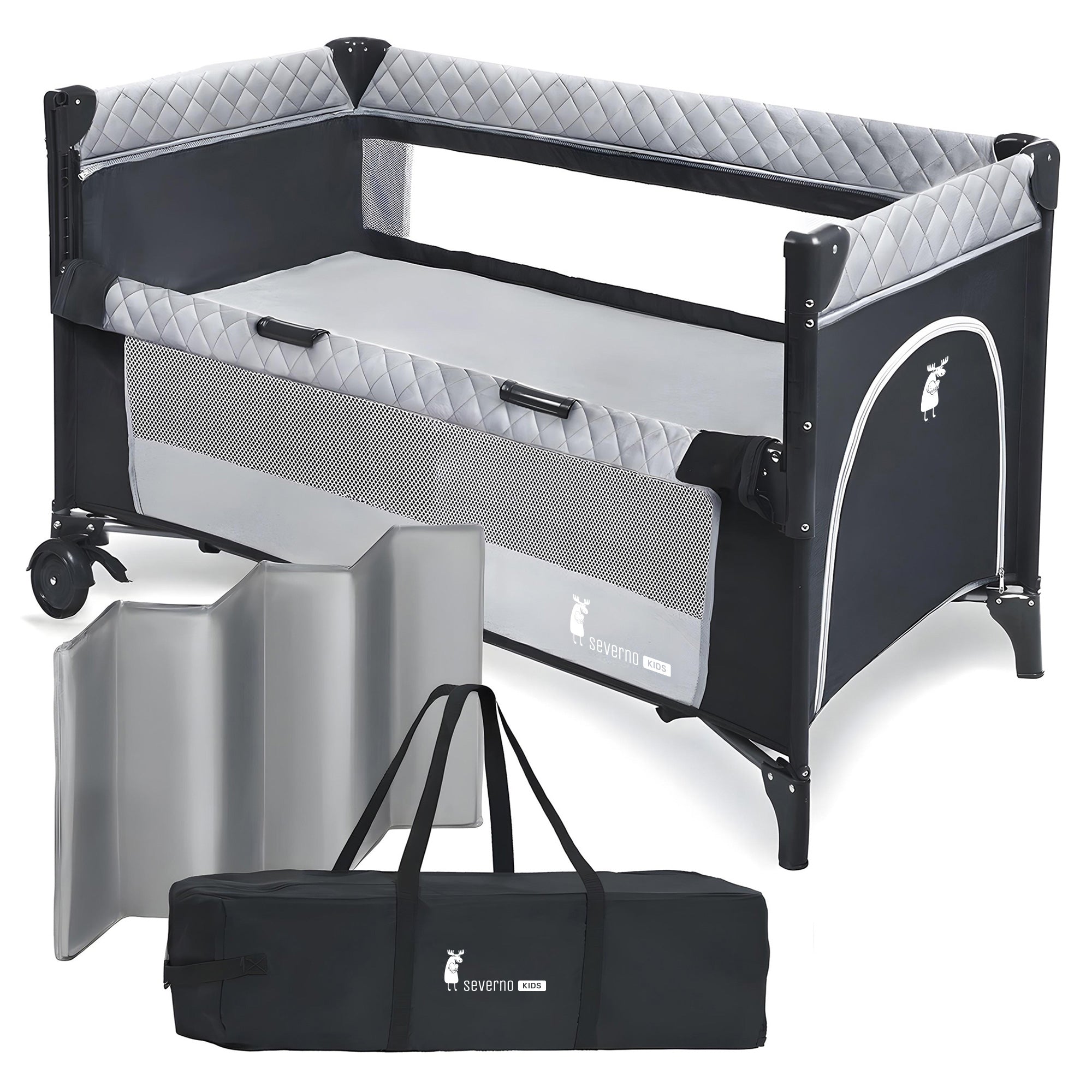 Travel cot delivery playpen lowered side PREMIUM MATERIAL OXFORD