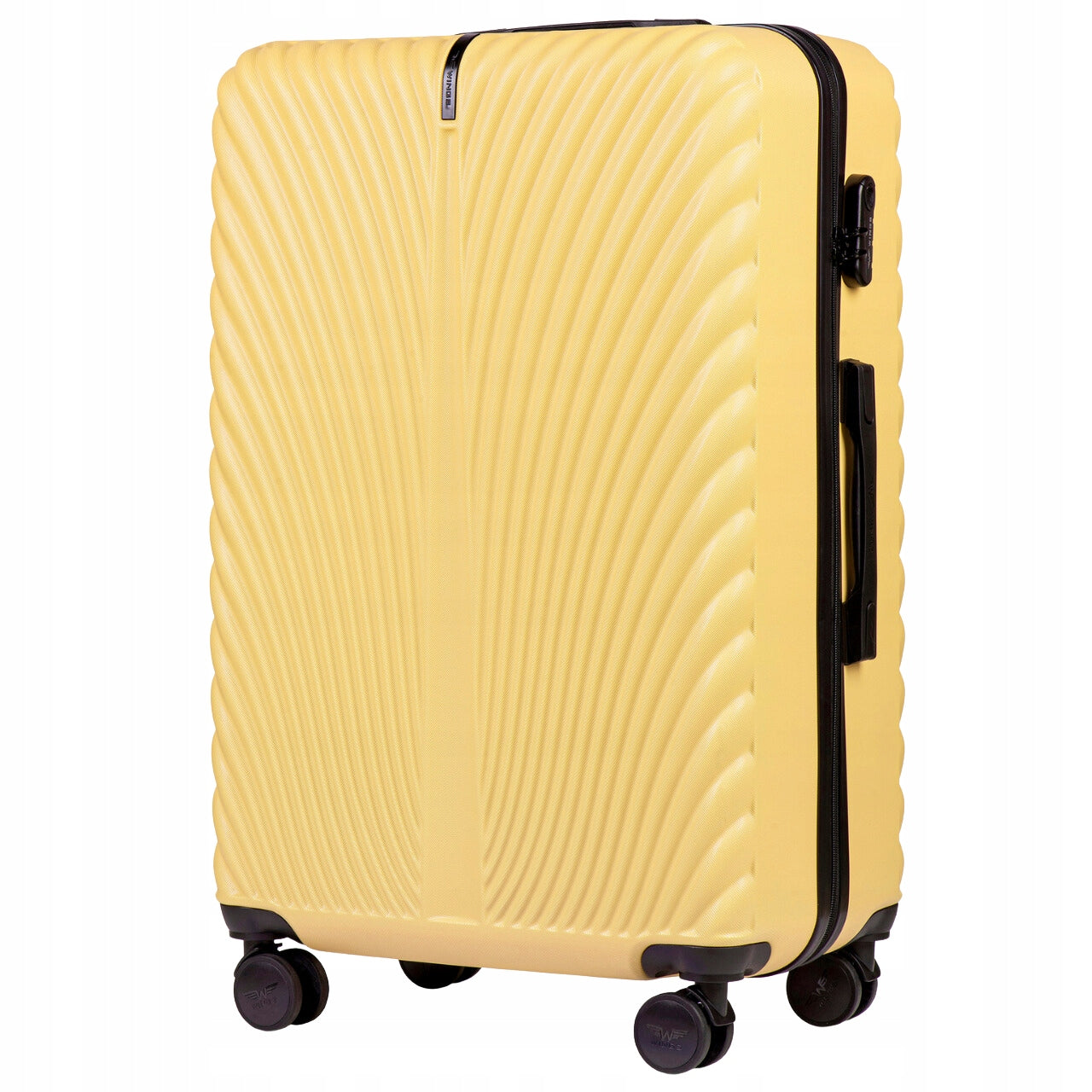 Travel luggage Large suitcase WINGS YELLOW ABS+ 4 wheels combination lock Hard EAN (GTIN) 5905947762699