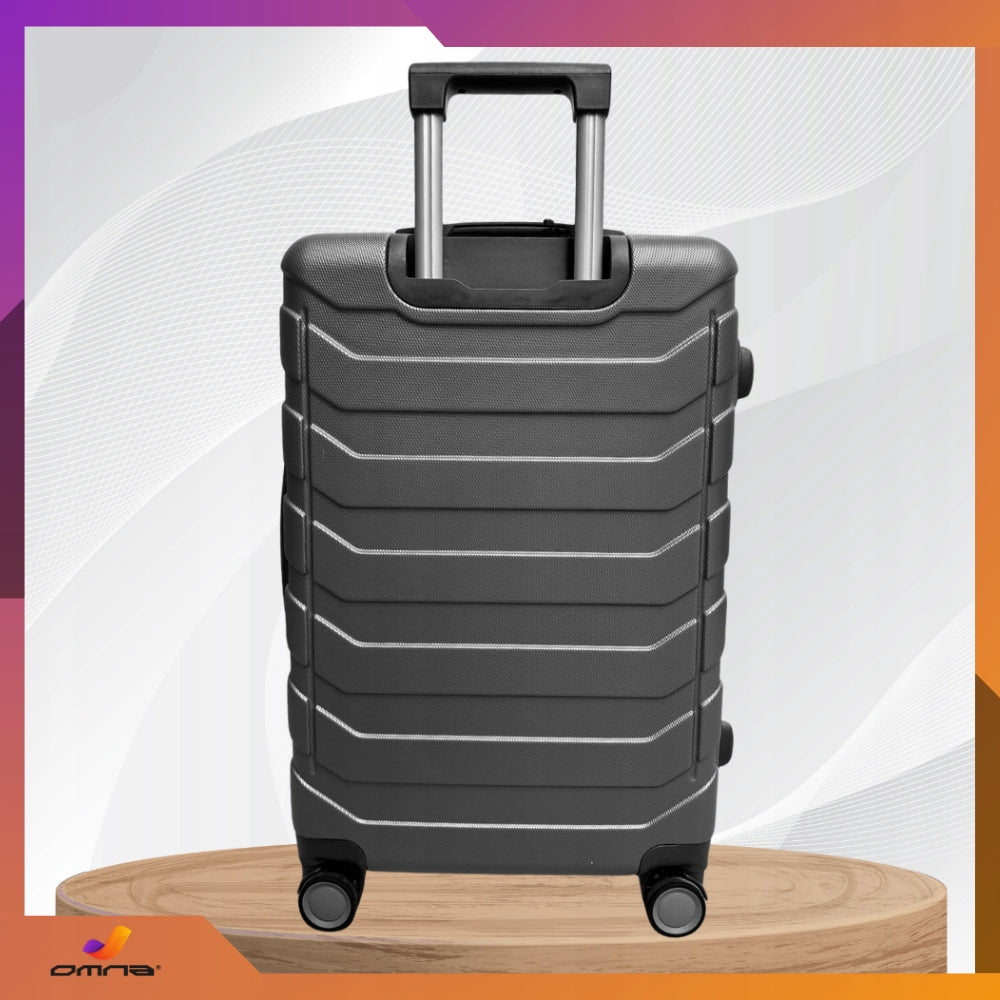 Travel suitcase large on wheels XXL ABS suitcases bag trunk wheels 94L Height 76 cm