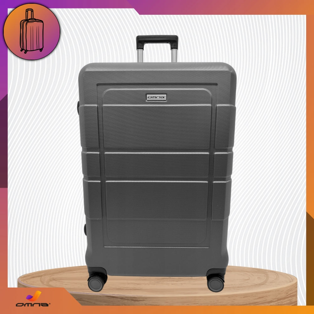 Travel suitcase medium on wheels XL cabin ABS suitcases bag wheels 63L Brand Omna
