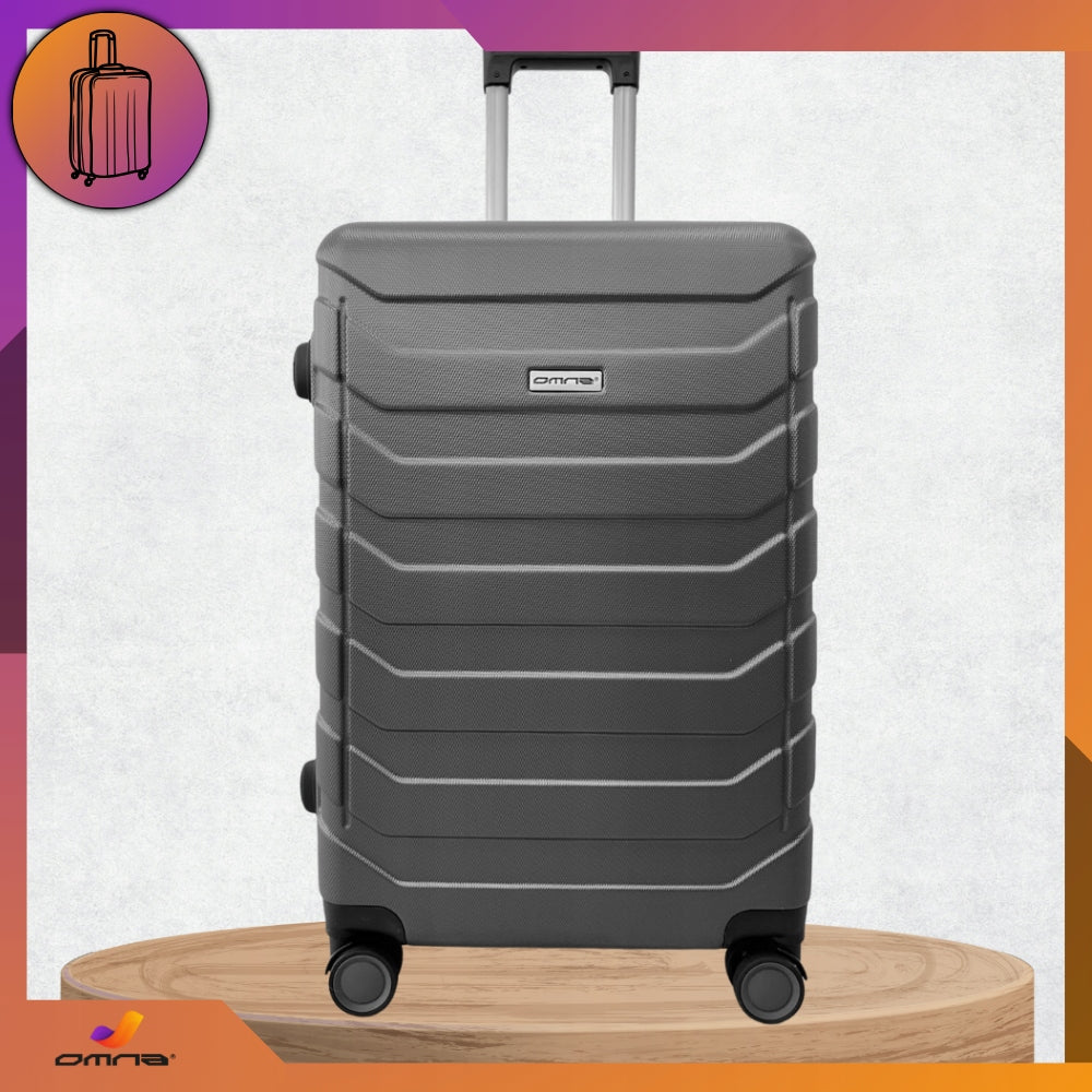 Travel suitcase medium on wheels XL cabin ABS suitcases bag wheels 63L Packaging status original