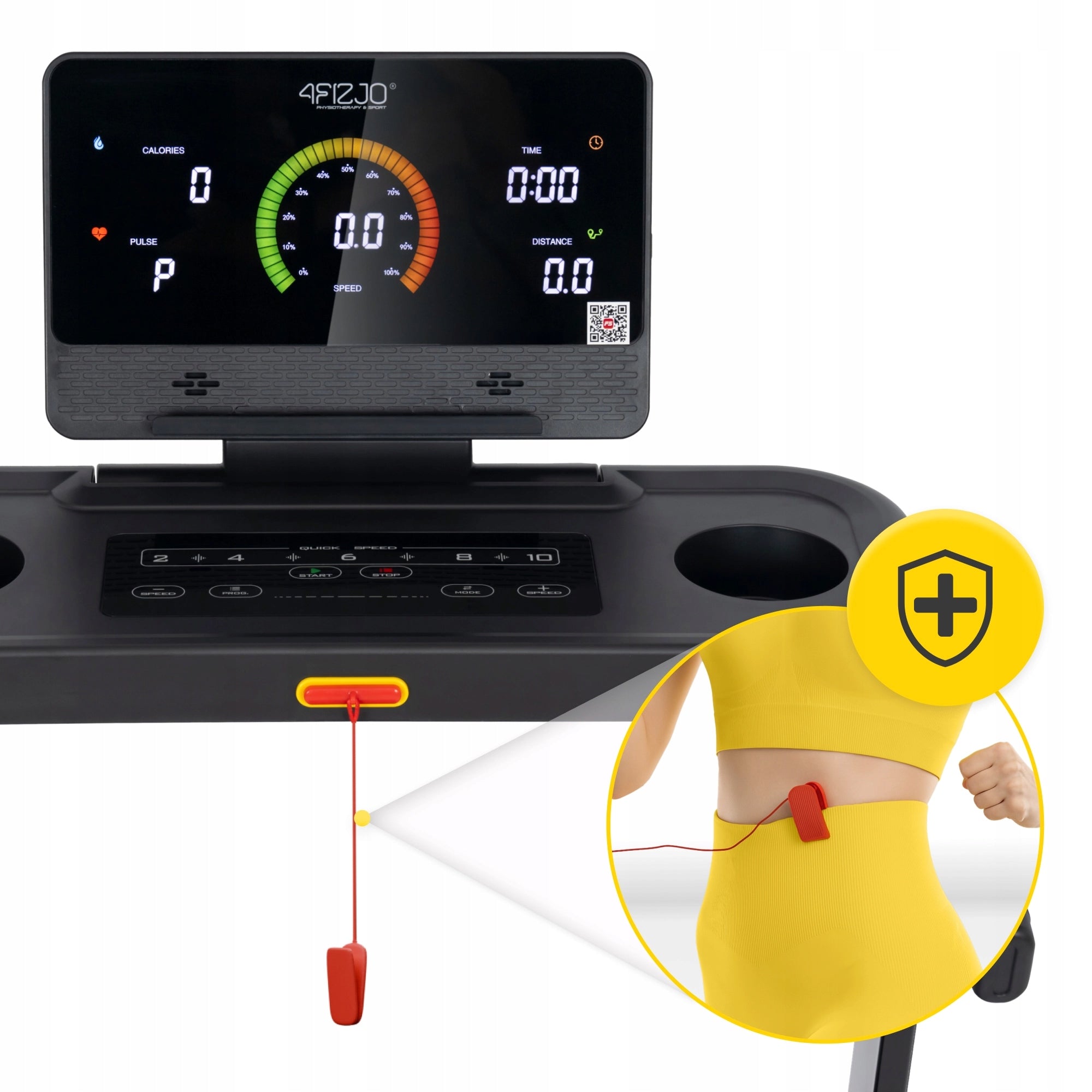 Treadmill Electric Home Training Application Fast up to 16 km/h Manufacturer code Elektryczna bieżnia domowa SENSO TM20