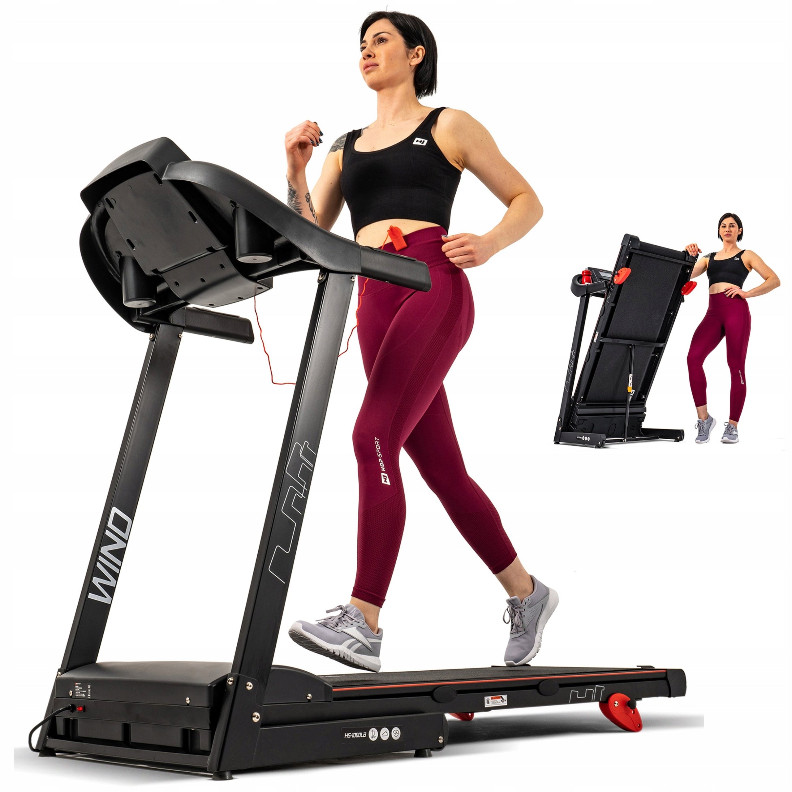 Treadmill Folding Electric Home Slope Angle Adjustment 2KM to 150kg