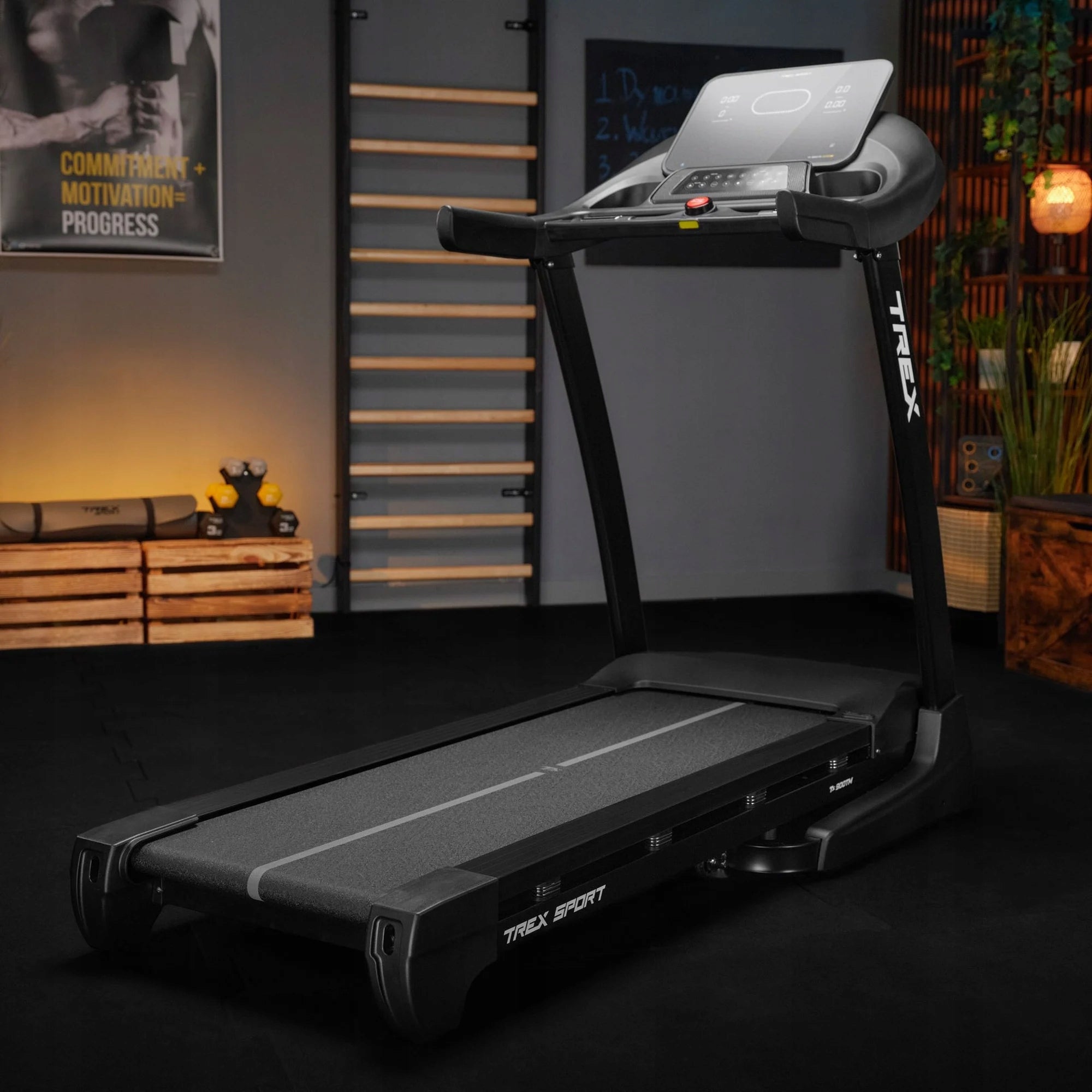 Treadmill Home Electric Folding Inclination Angle 18 KM/H TECK TREX SPORT Packaging status original