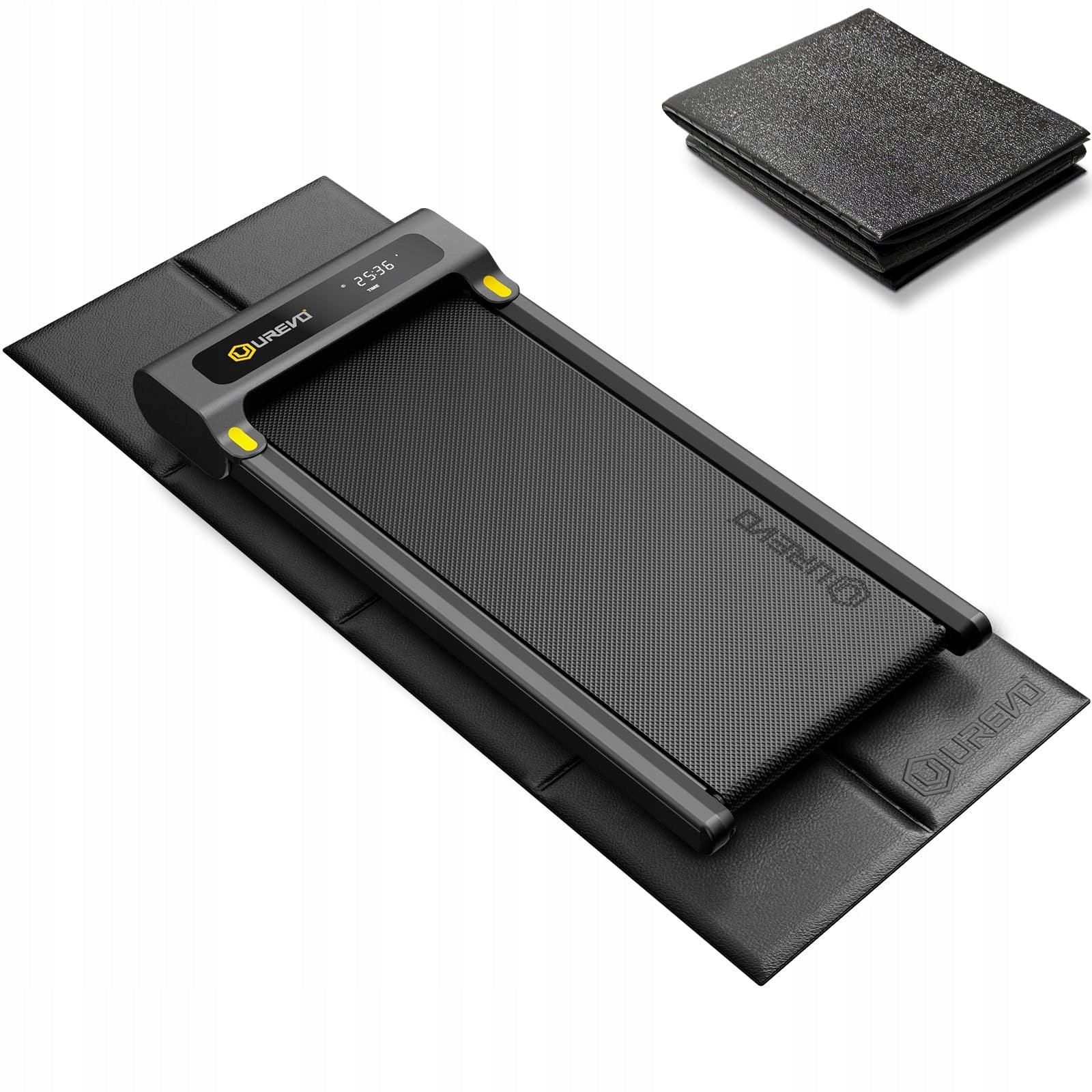 Treadmill mat bike syntactic Urevo silencing anti-vibration anti-slip
