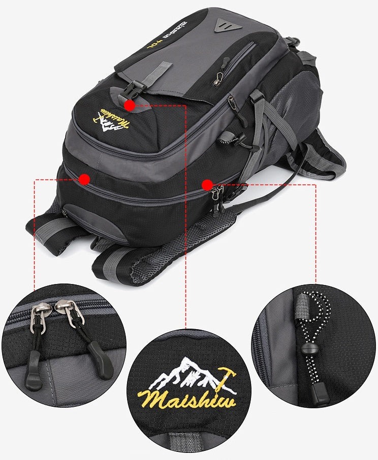 Trekking backpack Alaska 40L black Manufacturer code PL-1668CZ
