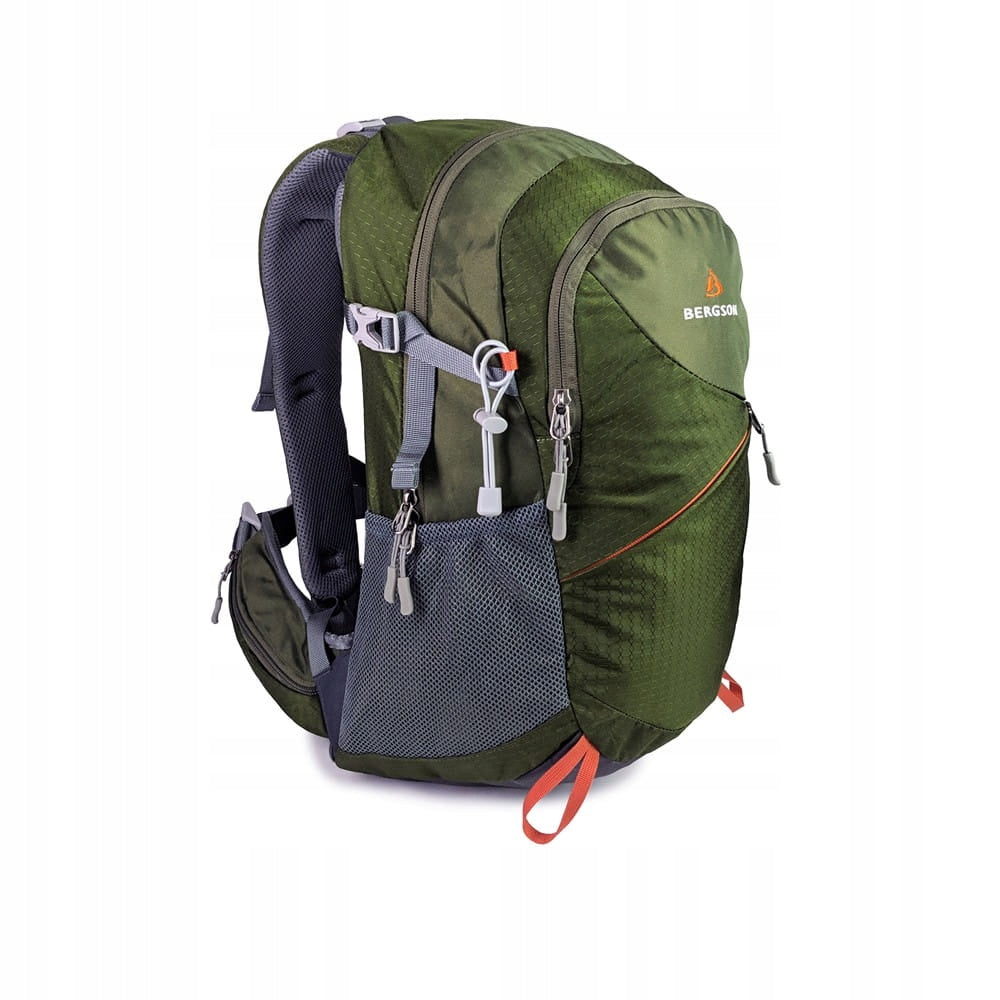 Trekking backpack BERGSON TROFORS 25L GREEN hiking H2O cover Manufacturer code 5907696040127