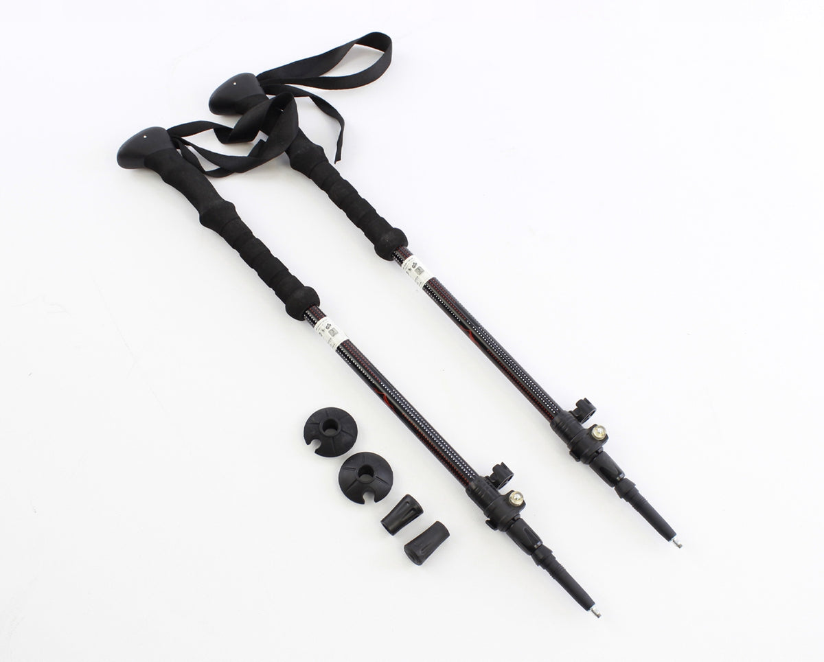 Trekking poles Nordic walking poles aluminium CUSHIONING Brand no brand