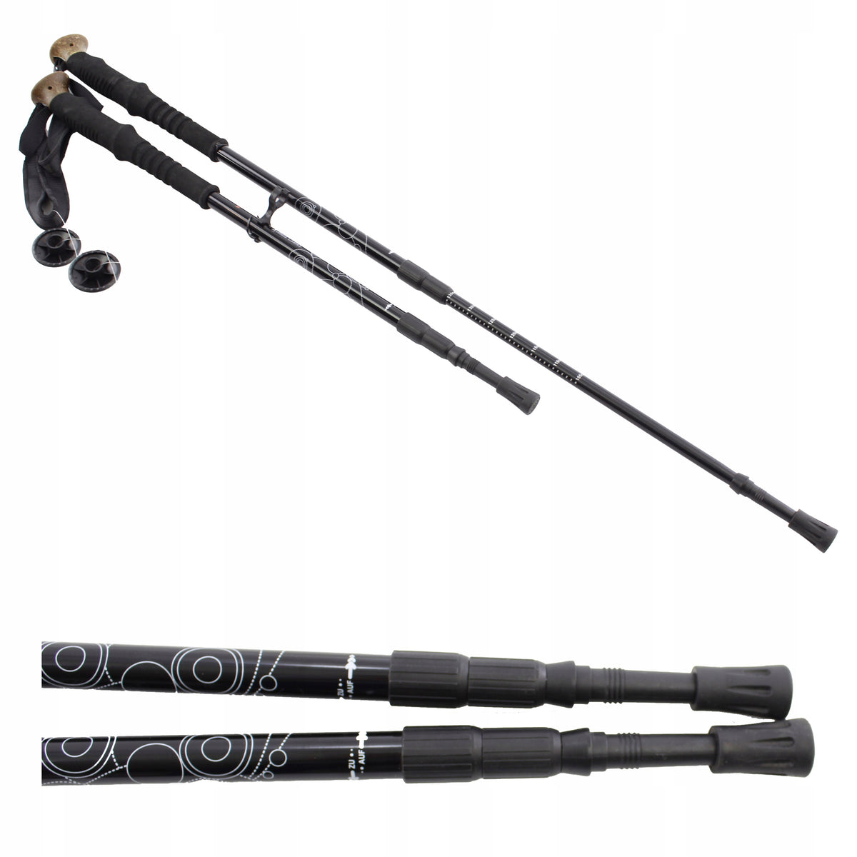 Trekking poles Nordic walking poles foam cork