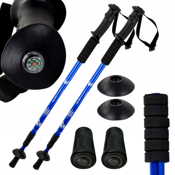 Trekking poles Nordic walking poles for walking telescopic folding Manufacturer code ZESTAW KIJKÓW