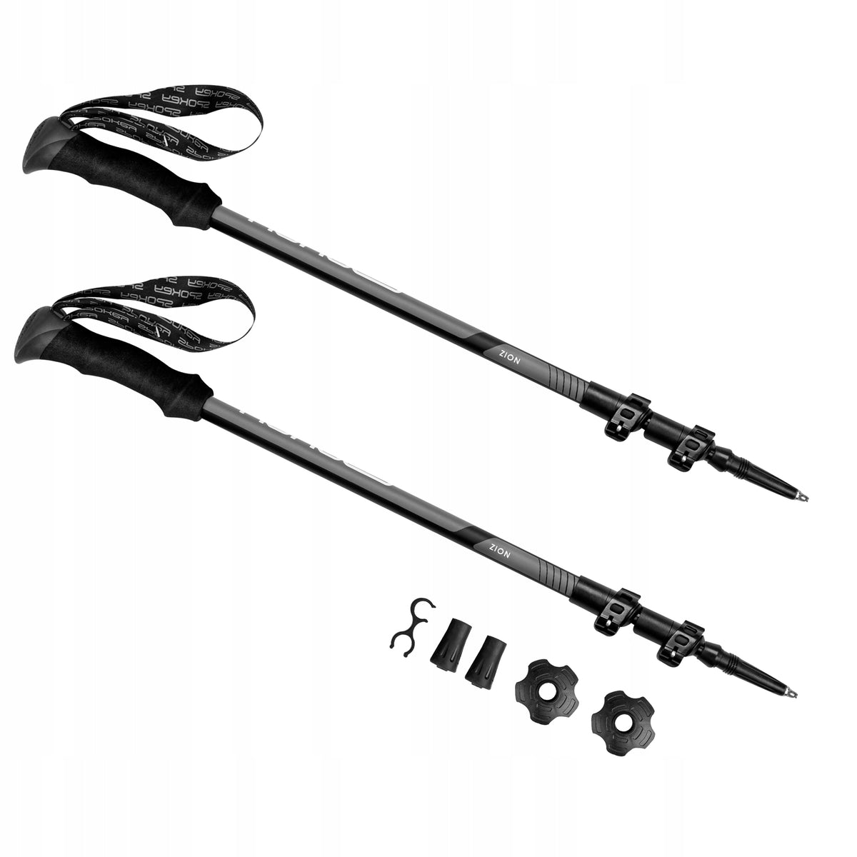 Trekking poles Spokey ZION 105-135 cm adjustable
