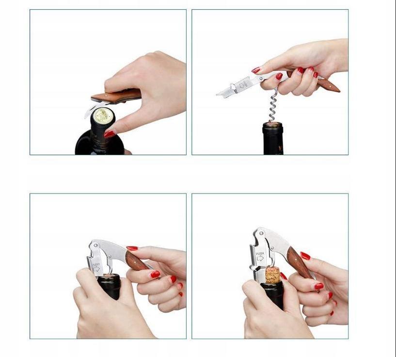 Tribune Elegant Wine Opener Corkscrew Bartending Exotic Wood Manufacturer code 9324657821674