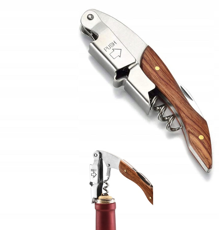 Tribune Elegant Wine Opener Corkscrew - Exotic Wood Bartender's Tool Brand no brand