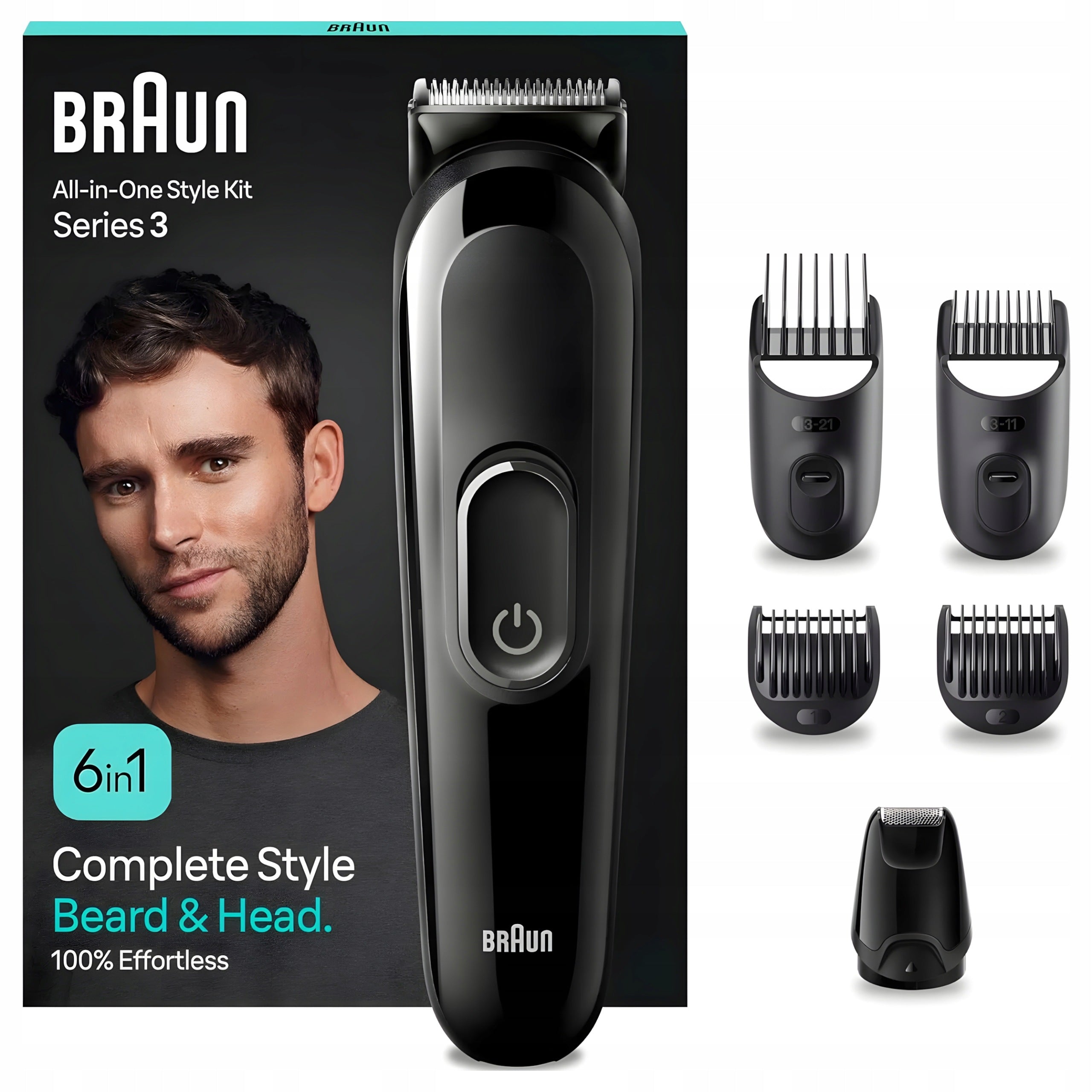Trimmer Braun MGK3420 Series 3 6in1 beard hair 50 min black