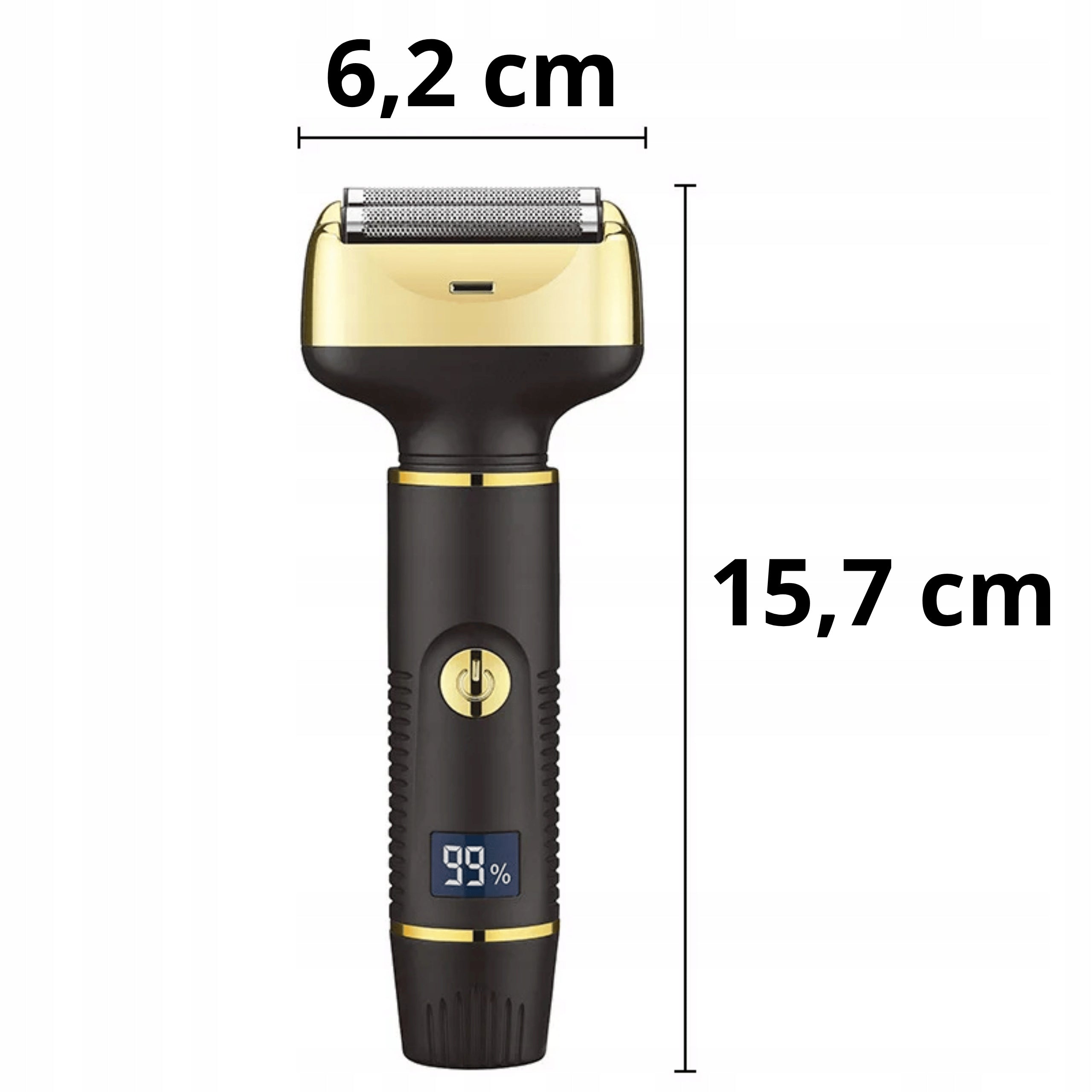 Trimmer Electric Shaver Men's 3in1 For Body Hair Nose Beard LCD USB Manufacturer code Trymer Golarka Elektryczna 3w1 Nava Tech
