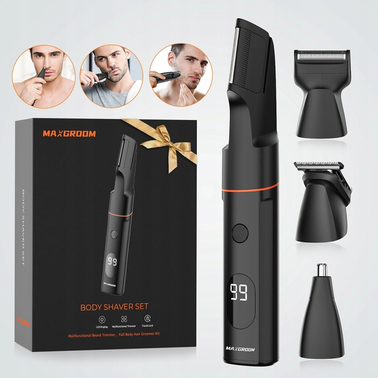 Trimmer MAXGROOM LK-881 multifunctional black Dominant color black