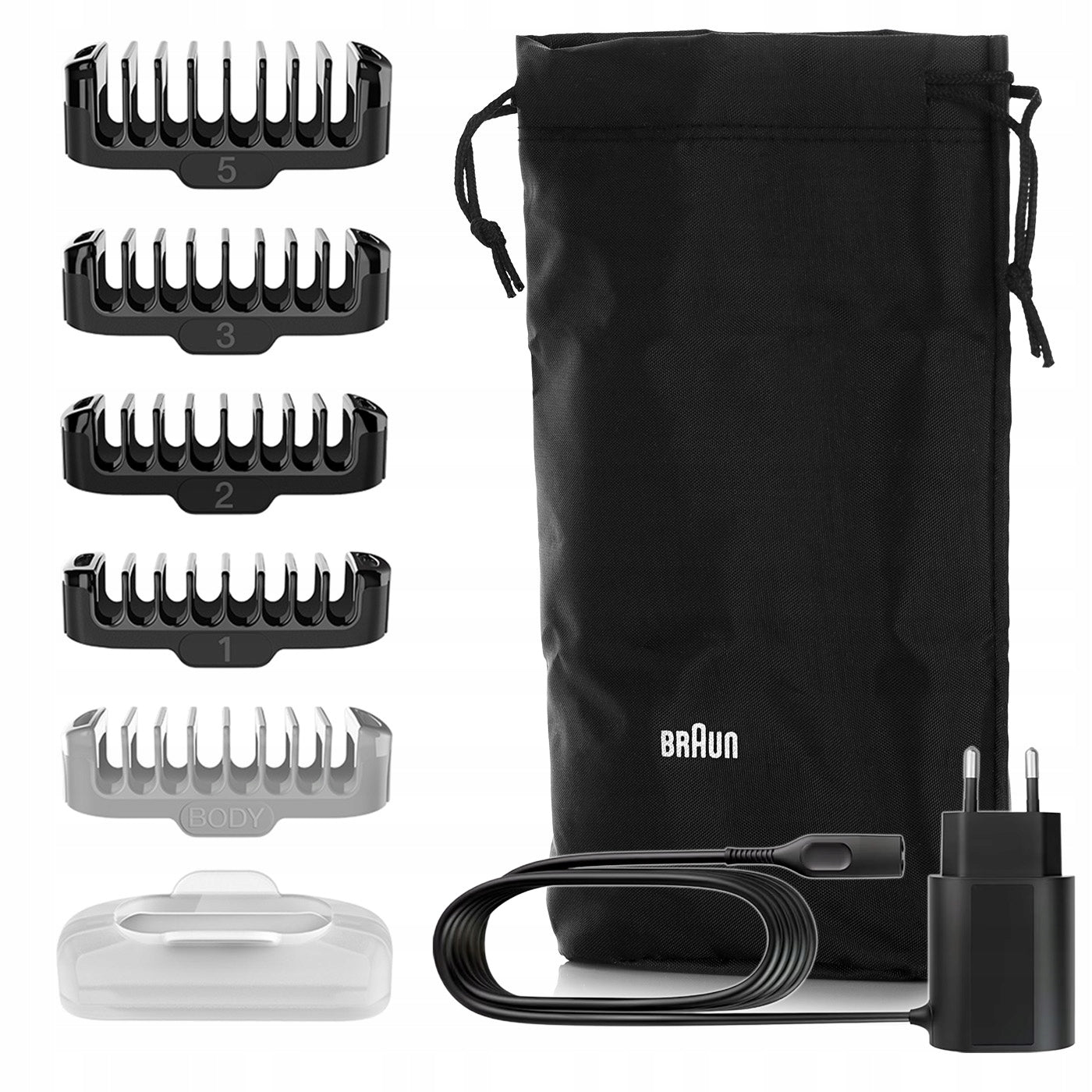 Trimmer Men's shaver Braun XT5100 Wet&Dry for beard body + CASE + 6 ATTACHMENTS Packaging status original