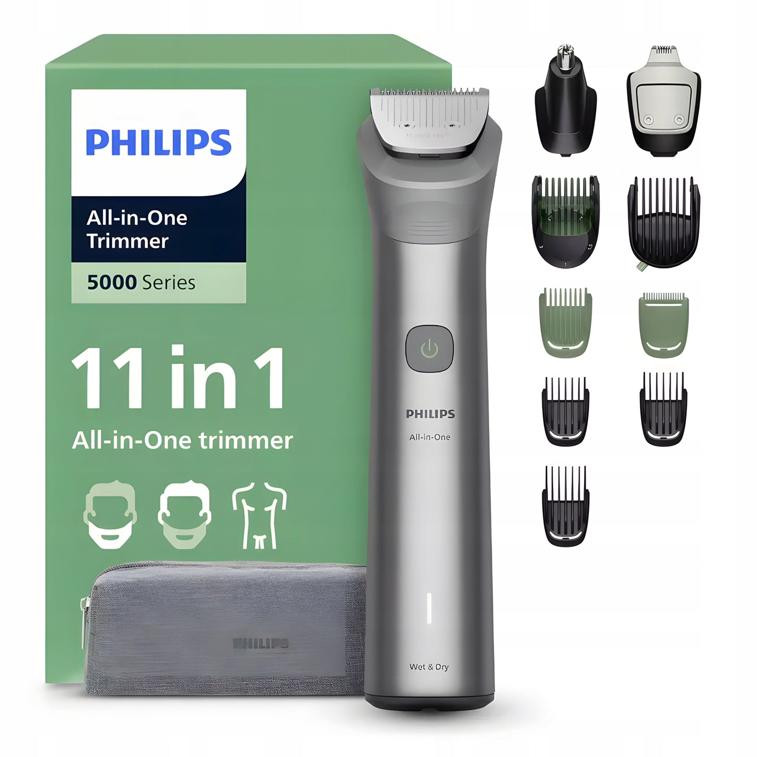 Trimmer Philips All-in-One 5000 MG5941/15 11w1 120 min waterproof