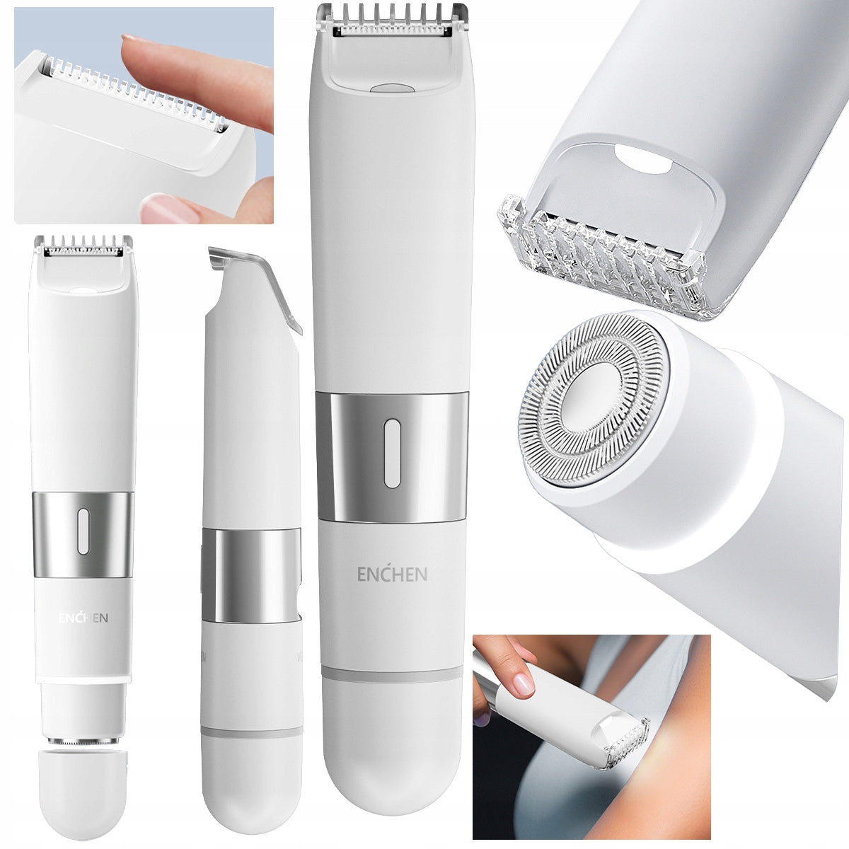 Trimmer Women's Armpit Hair Clipper Wireless ENCHEN A3 Packaging status original