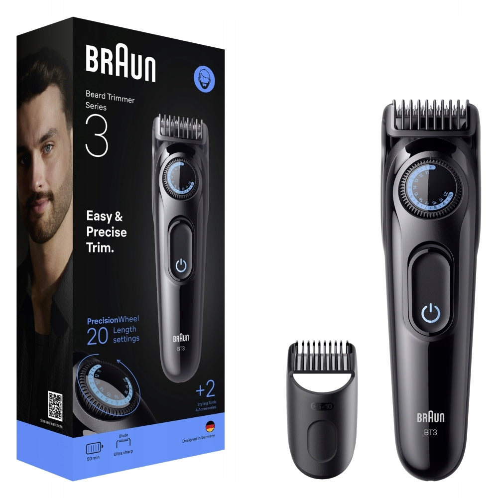 Trimmer for facial hair Braun Series 3 BT3500 +2 styling devices