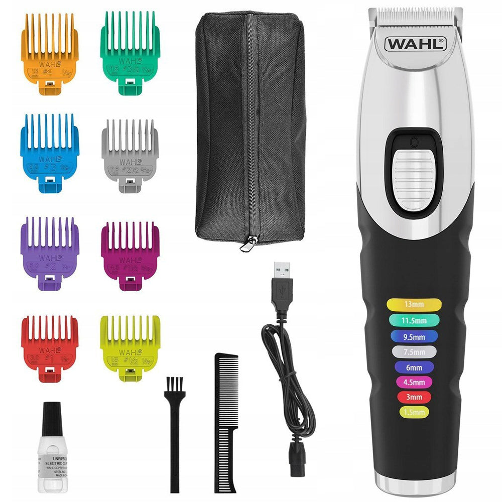 Trimmer for facial hair WAHL 9893-0443 COLOR TRIM USB charging