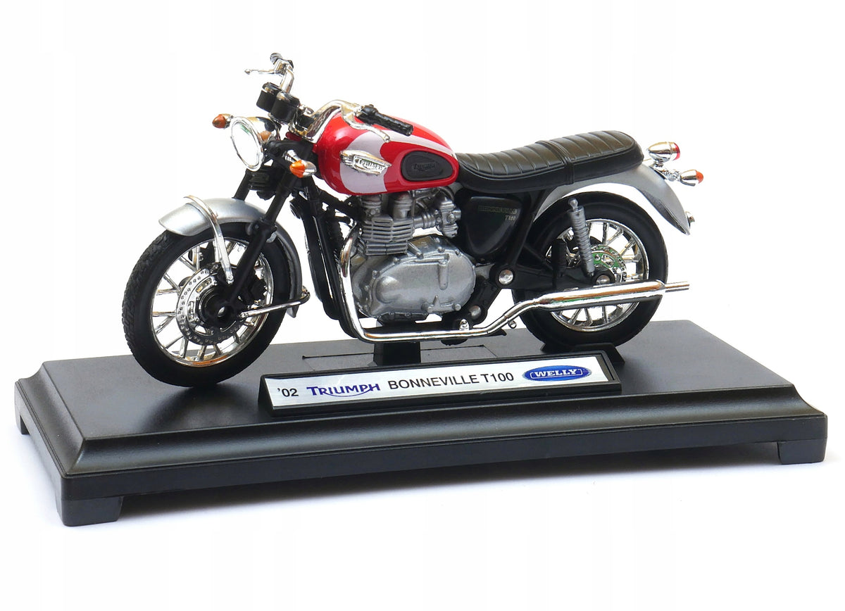 Triumph Bonneville 2002 model motorcycle classic Brand Welly