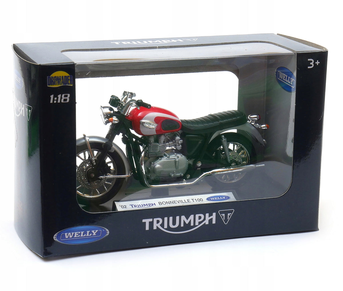 Triumph Bonneville 2002 model motorcycle classic Packaging status original