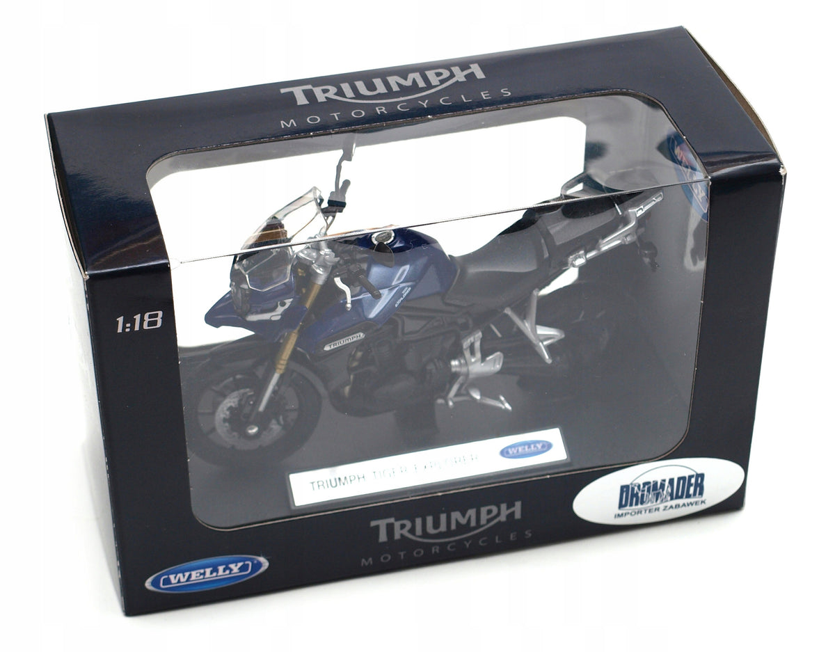 Triumph Tiger Explorer 1:18 Scale Model WELLY EAN (GTIN) 6900312025712