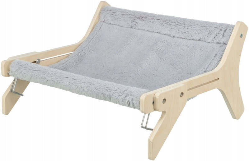 Trixie Cat hammock wood/plush 47x24x38cm freestanding