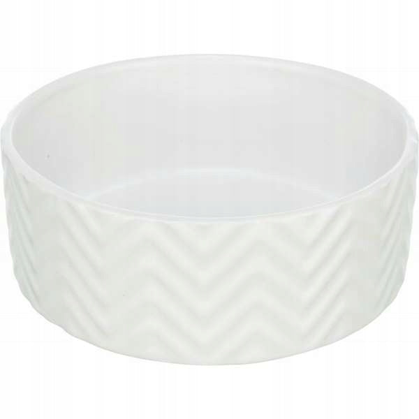 Trixie Durable Ceramic Dog or Cat Bowl 1,6 l ⌀ 20 cm White