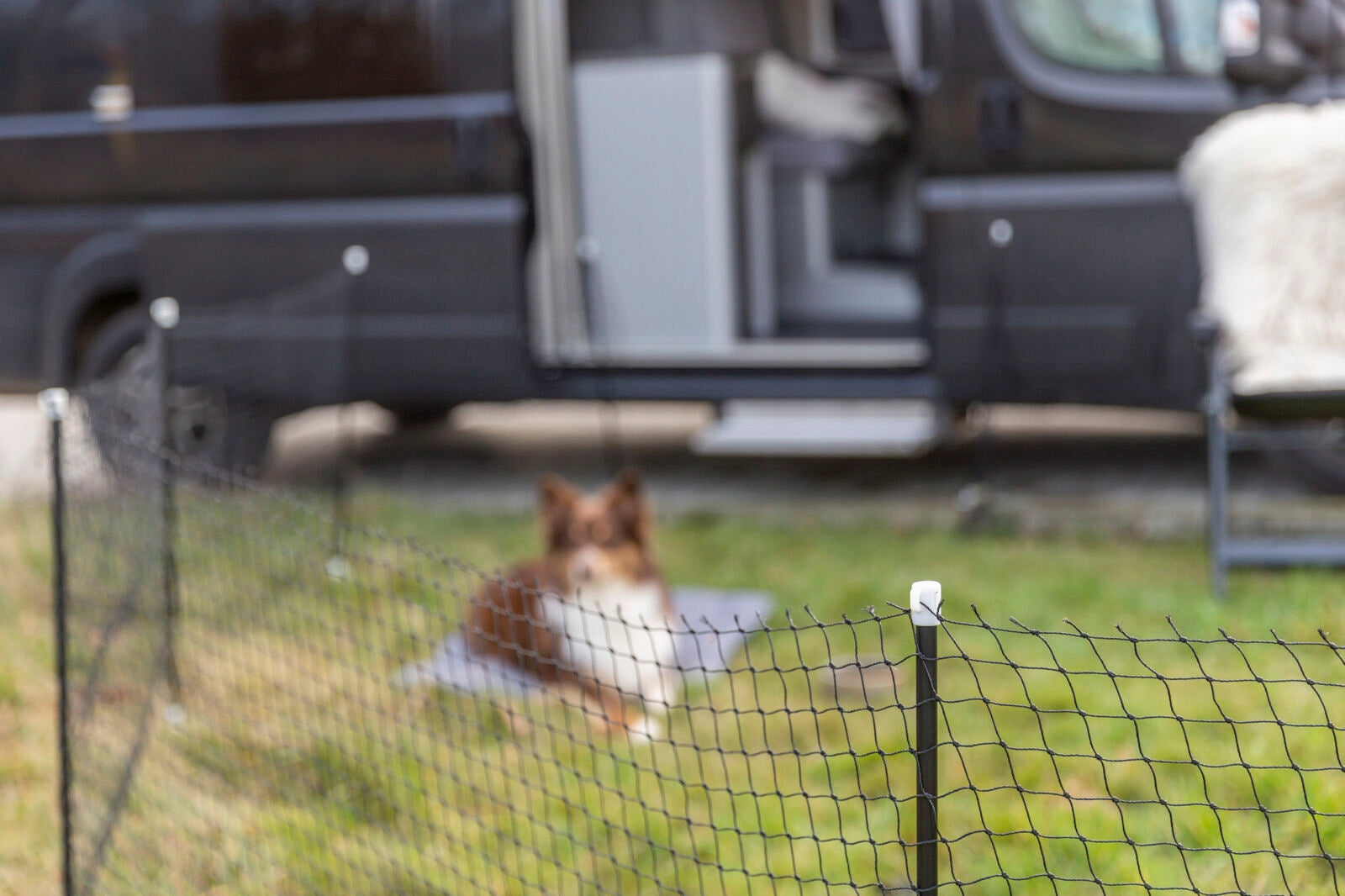 Trixie Portable Dog Fence Black 15 m Packaging status original