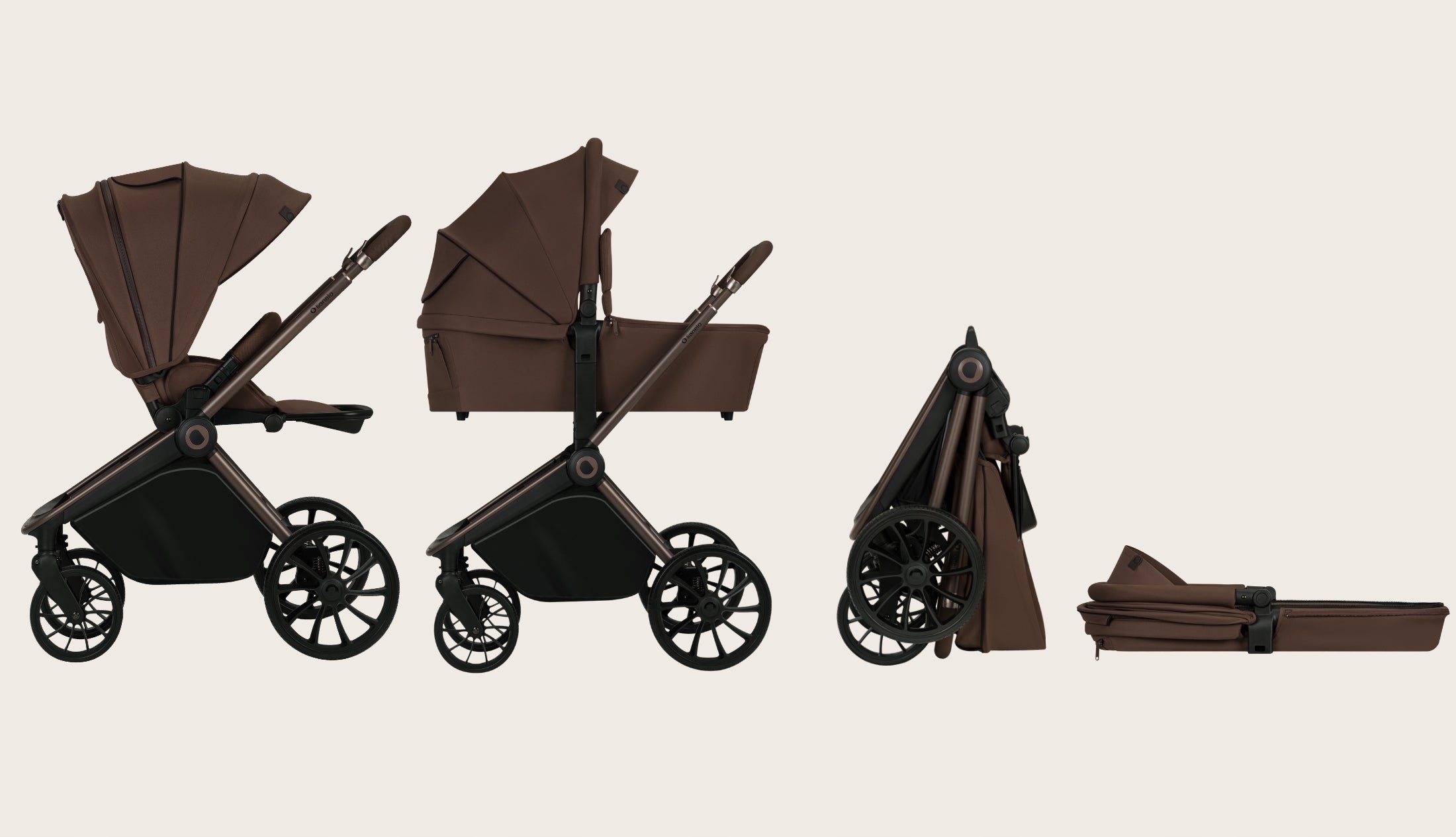 Trolley 2in1 LIONELO MIKA PLUS Mocha Mousse Packaging status original