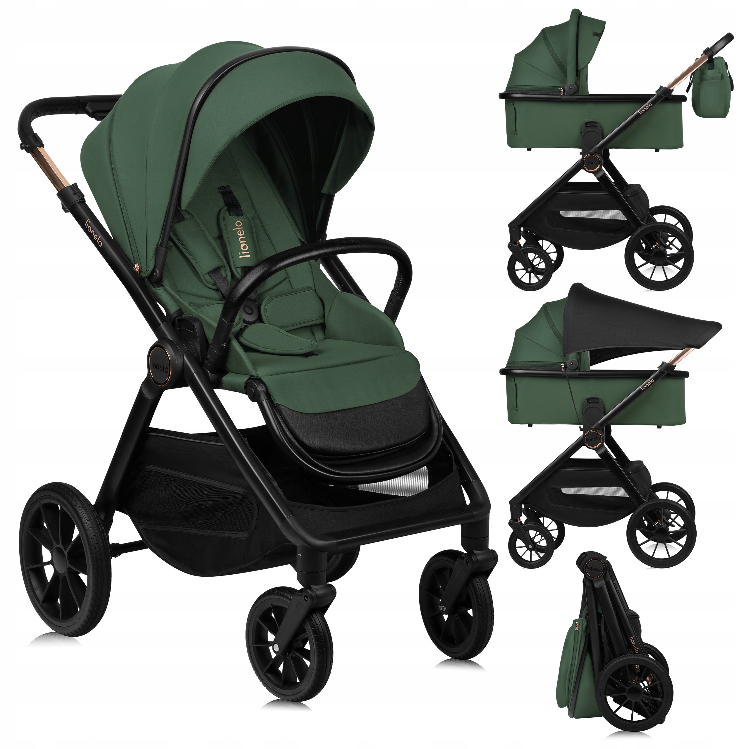 Trolley 2in1 Lionelo Layla Green Forest