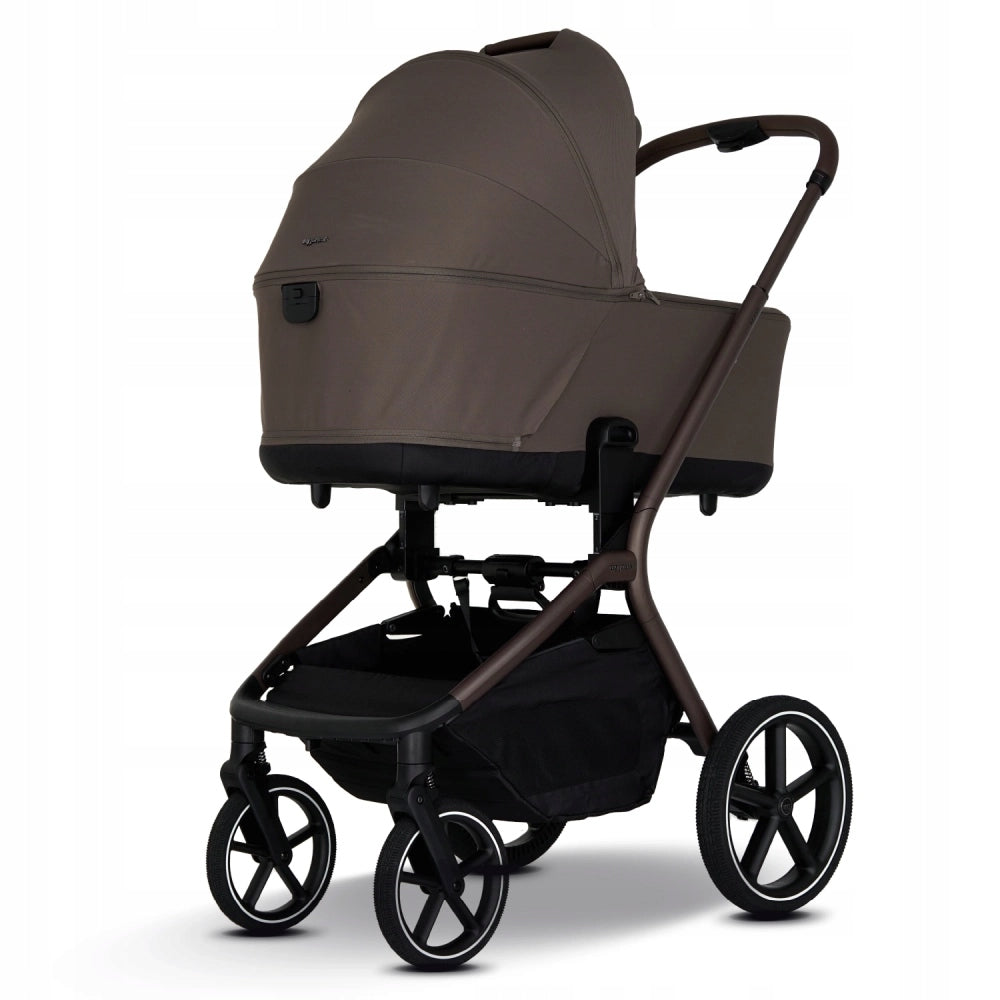 Trolley 2in1 My Junior MAVI Mocca Brown folding with gond + adapters for car seat Packaging status original