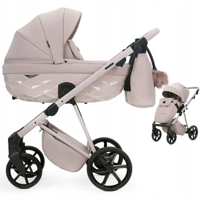 Trolley 2in1 front rear ADAMEX Quantum Blossom pink