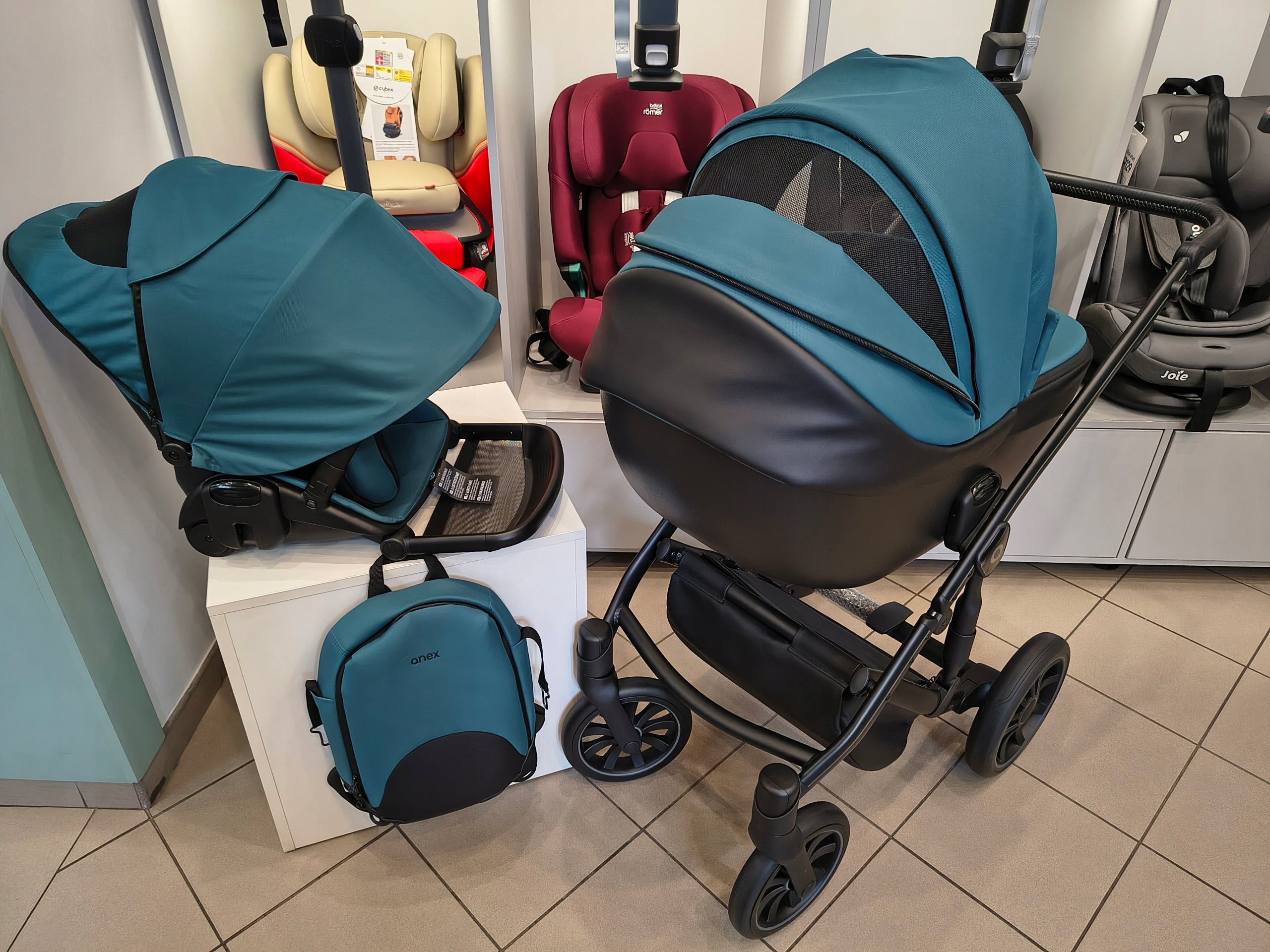 Trolley 2in1 front rear ANEX M-type 02Q Lagoon Brand Anex