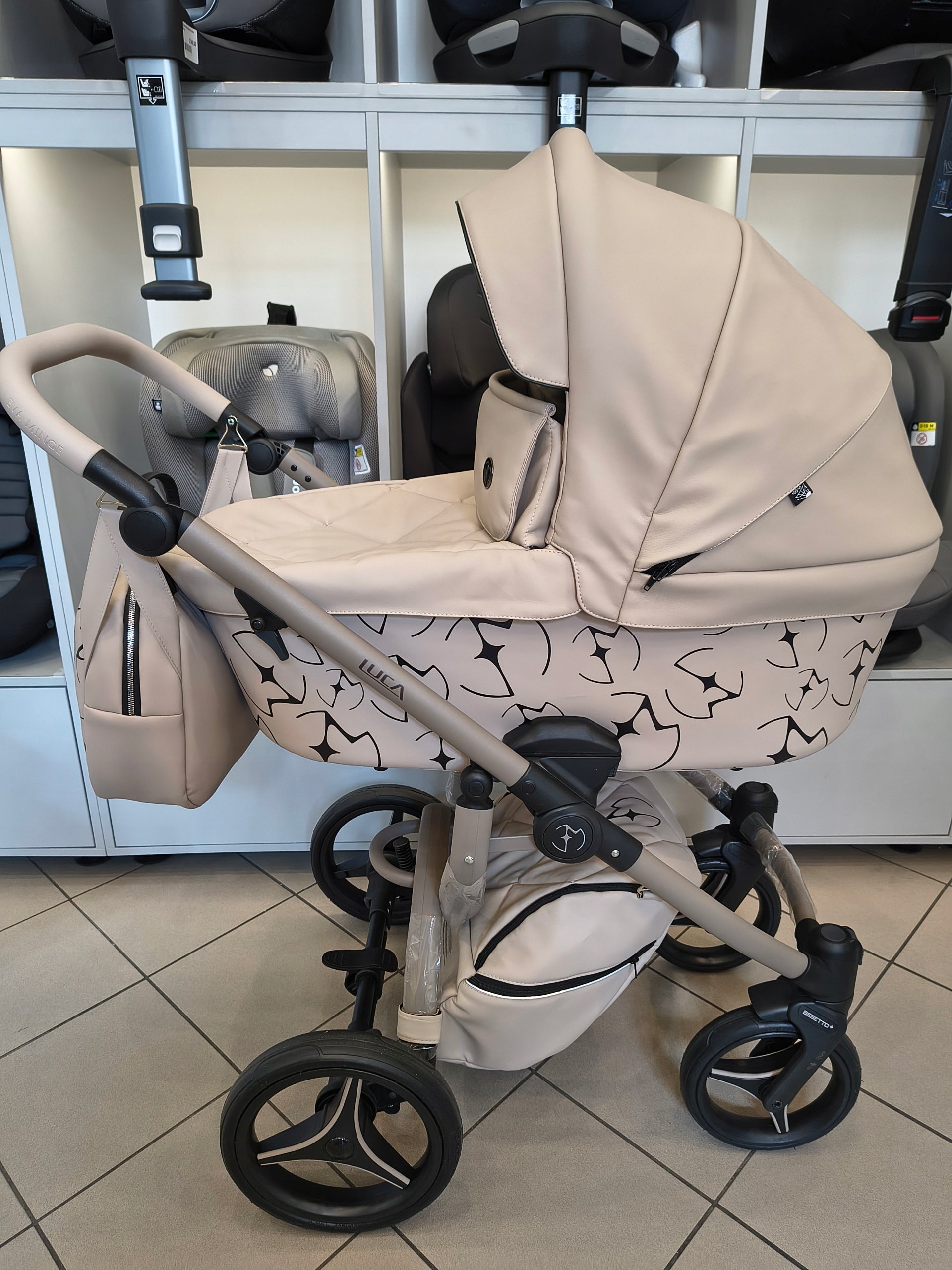 Trolley 2in1 front rear BEBETTO LUCA EVA MINGE PRO.01 FLEXY Brand Bebetto