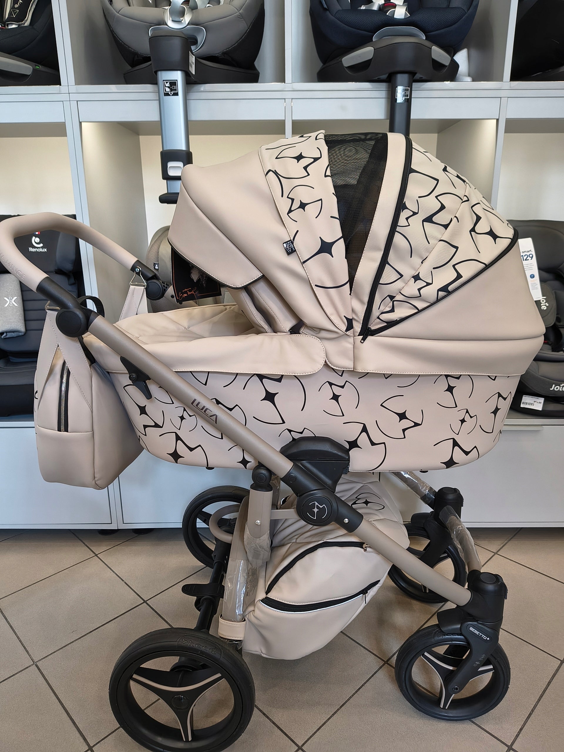 Trolley 2in1 front rear BEBETTO LUCA EVA MINGE PRO.01 FLEXY Manufacturer code 5901497115220