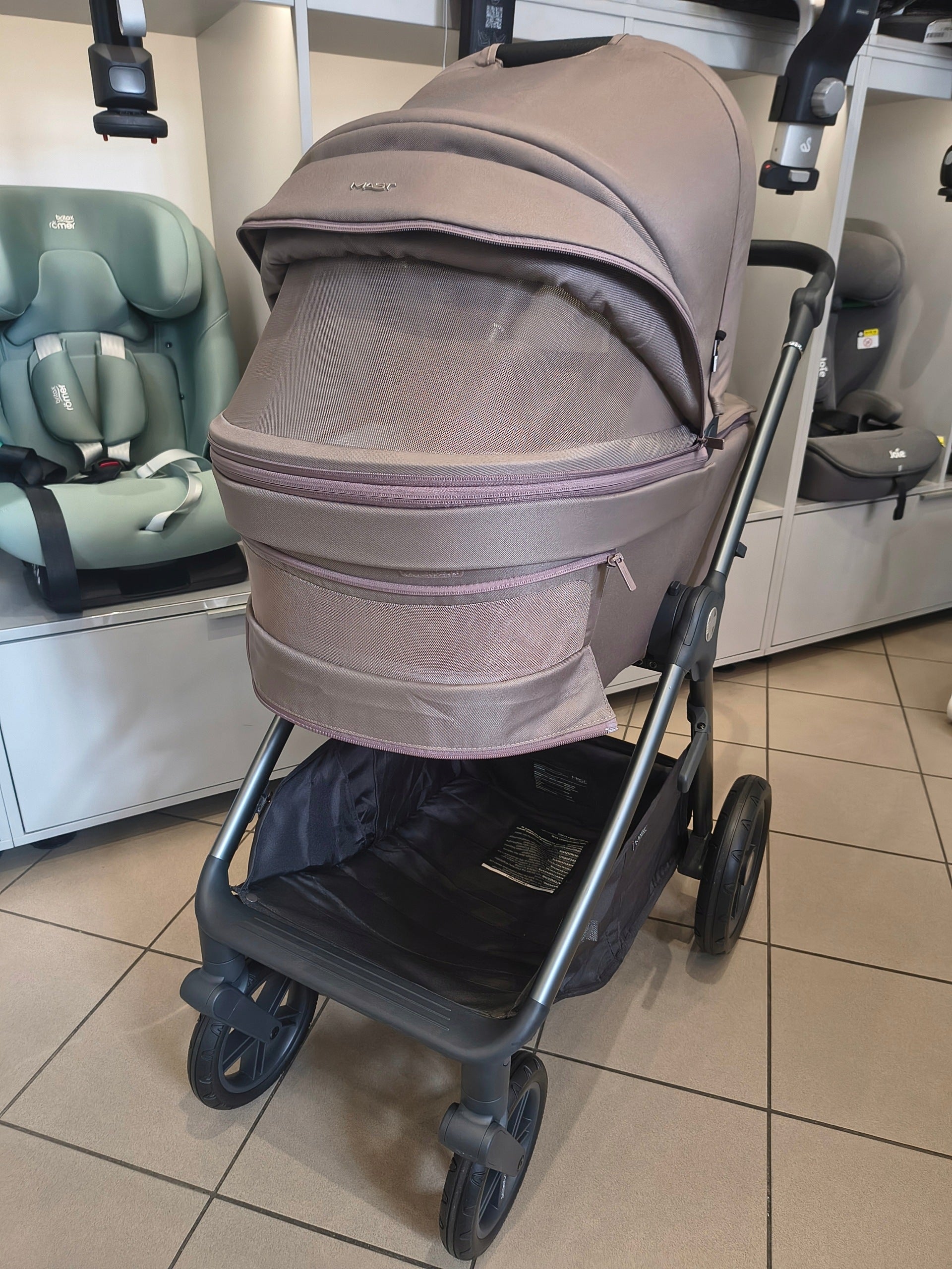 Trolley 2in1 front rear MAST Swiss M5X 2in1 Taupe V2 Brand Mast