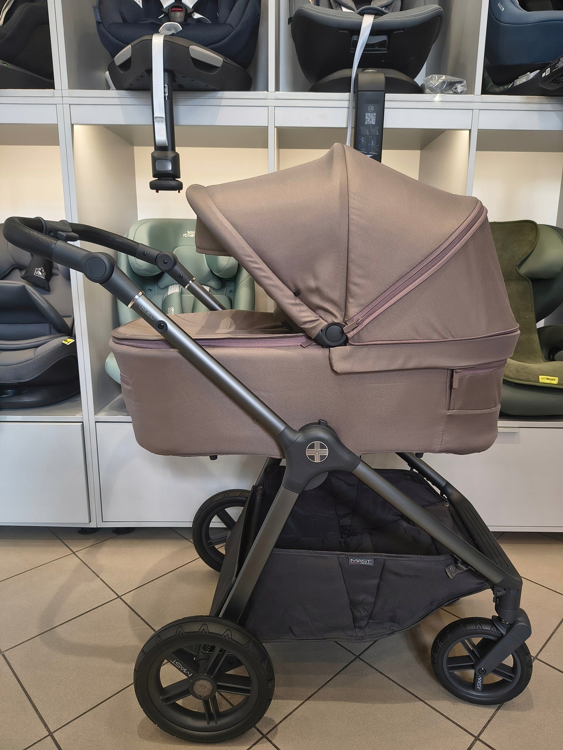 Trolley 2in1 front rear MAST Swiss M5X 2in1 Taupe V2 Manufacturer code 7631129014963