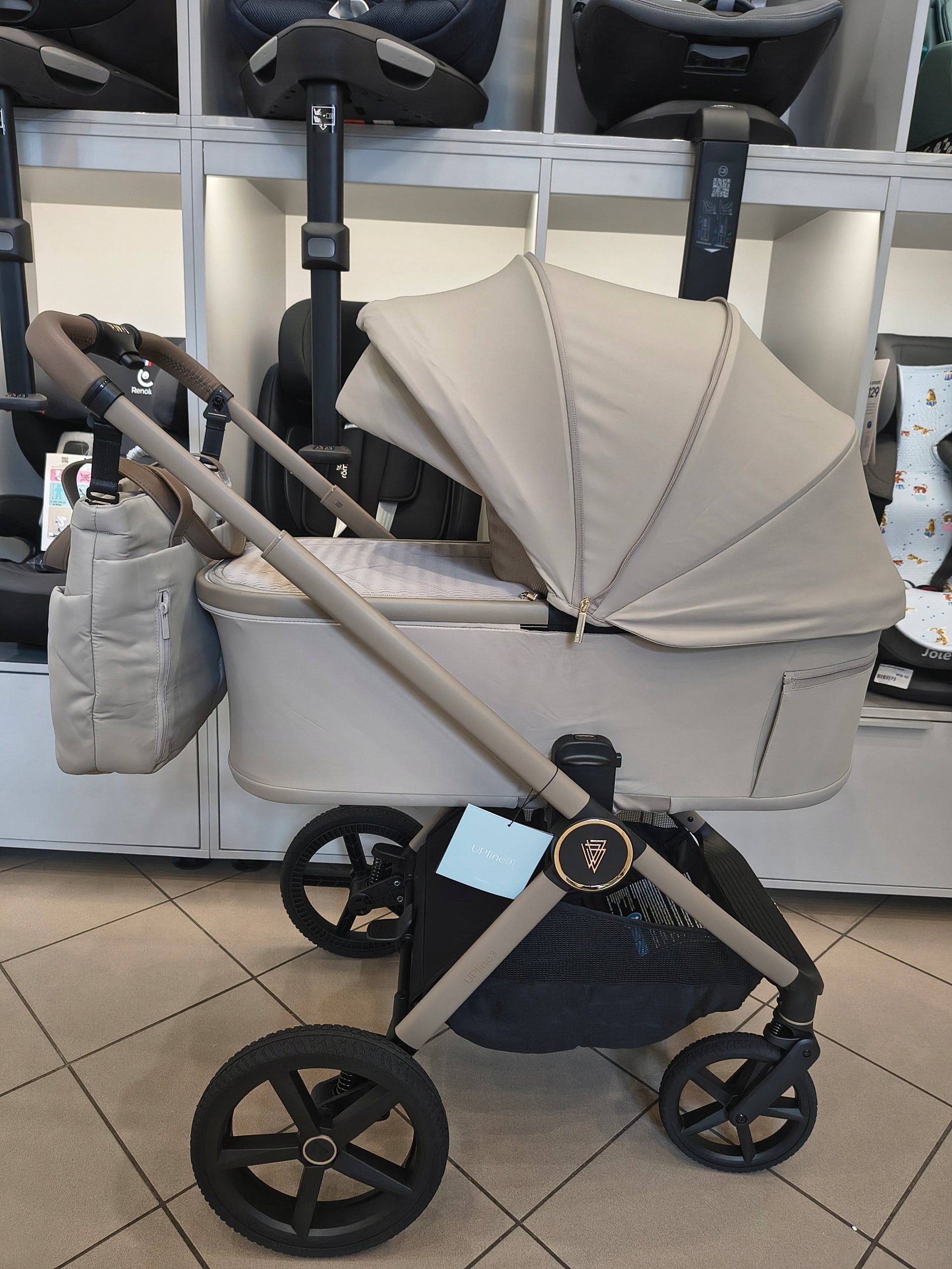 Trolley 2in1front rear Venicci Upline 3 Pebble folding gondola Manufacturer code Upline 2 2w1 Pebble