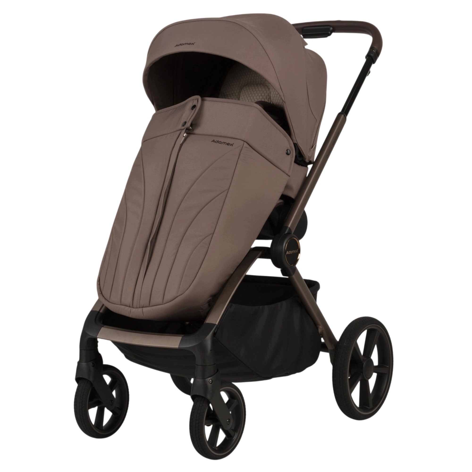 Trolley 4in1 ADAMEX COMO CHOCOLATE FANGO + SEAT PETIT+ ISOFIX BASE Manufacturer code COMO chocofango 4w1 PETITE w