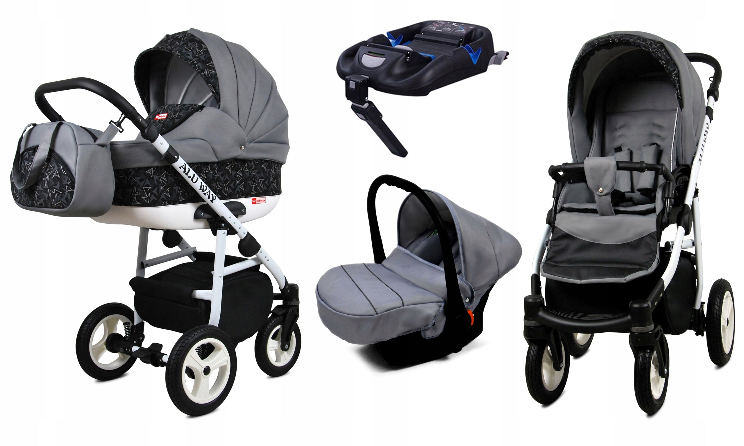 Trolley 4in1 BabyLux ALU WAY stroller gondola car seat ISOFIX Manufacturer code 5904905104380